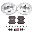 PowerStop Z23 Daily Driver Carbon-Fiber Ceramic Brake Pad and Drilled & Slotted