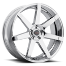22x9.5 Vision 9042 Sultan Chrome Wheel 5x120 ET15 CB74.1