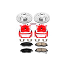 PowerStop Z23 Daily Driver Carbon-Fiber Ceramic Pads Drilled & Slotted Rotor & C