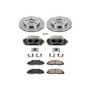 PowerStop OE Stock Replacement Low-Dust Ceramic Brake Pad, Rotor and Caliper Kit