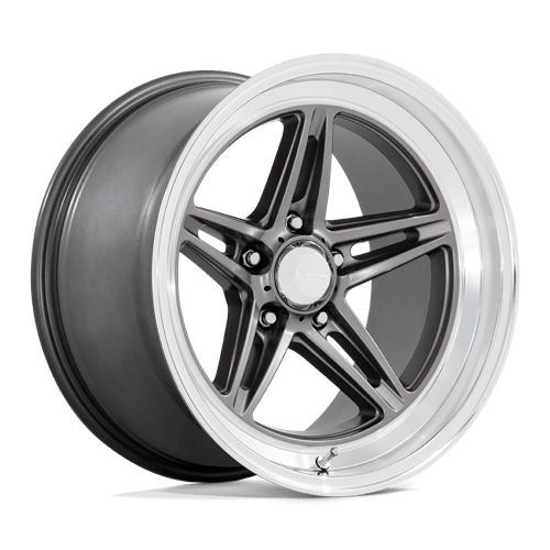 18X7 American Racing Vintage VN514 Groove Anthracite 5x114.3 ET0 Wheel Rim