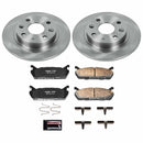 PowerStop OE Stock Replacement Low-Dust Ceramic Brake Pad and Rotor Kit