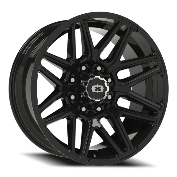 22X10 Vision 305 Rekluse Gloss Black Wheel 8x180 ET-19 CB124.2