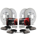 PowerStop Z23 Daily Driver Carbon-Fiber Ceramic Brake Pad and Drilled & Slotted
