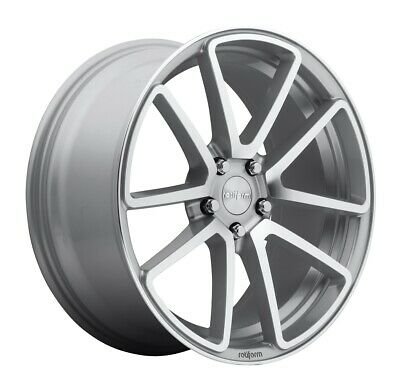 18x8.5 Rotiform SPF Silver & Machined Wheel/Rim 5x114.3 5-114.3 18-8.5