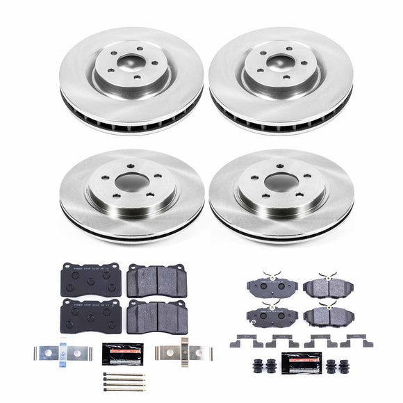 PowerStop Track Day High-Performance Brake Pad and Rotor Kit