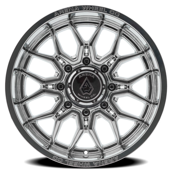 22x12 Arena Wheel Violator Milled And Polished Wheel 8x165.1 ET-44 CB125.1