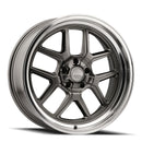 20x8.5 Ridler 610 Gloss Grey Polished 5x127 ET0 CB83.82 Wheel Rim