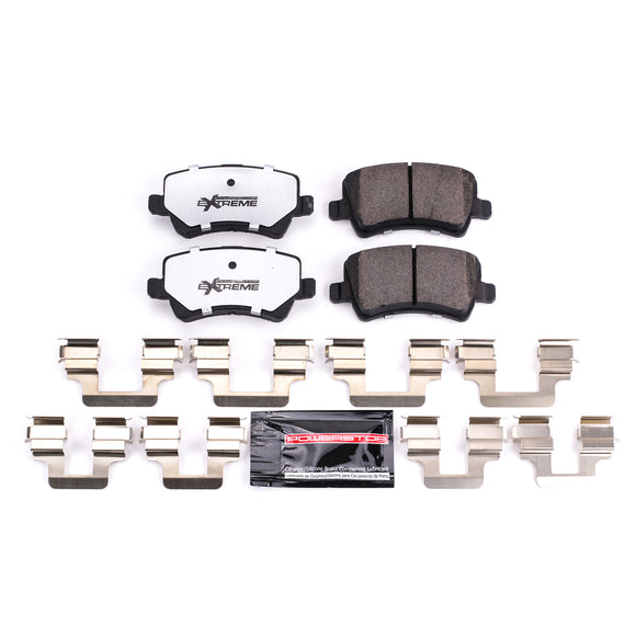 PowerStop Z36 Truck And Tow Carbon-Fiber Ceramic Brake Pads With Hardware