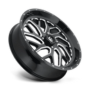 24X7 Fuel UTV D581 Triton Gloss Black Milled 4X156 ET13 wheel/rim