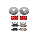 PowerStop Z23 Daily Driver Carbon-Fiber Ceramic Pads Drilled & Slotted Rotor & C