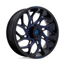 18X7 Fuel UTV D778 Runner UTV G-BLK-MILL-BLU 4X156 ET13 wheel/rim