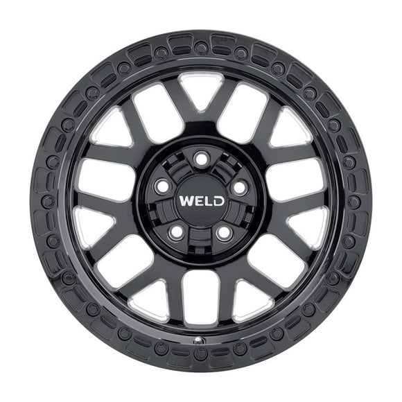 17x9 WELD Off-Road Cinch Black Mill 5x114.3 5x127 5x4.5 5x5 ET0 Wheel Rim