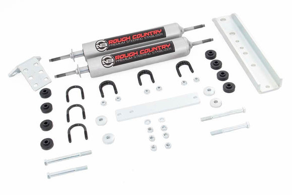 N3 Steering Stabilizer - Dual - Ford Bronco/F-150/F-250 (1980-1998)