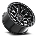 20x10 Vortek VRP-504 Enzo Black 6x135 ET-18 CB106.1 Wheel