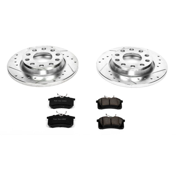 PowerStop Z23 Daily Driver Carbon-Fiber Ceramic Brake Pad and Drilled & Slotted