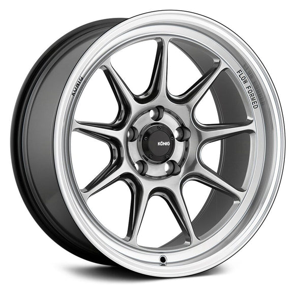 18x8.5 Konig Countergram Hyper Chrome 5x114.3 5x4.5 ET43 Wheel Rim