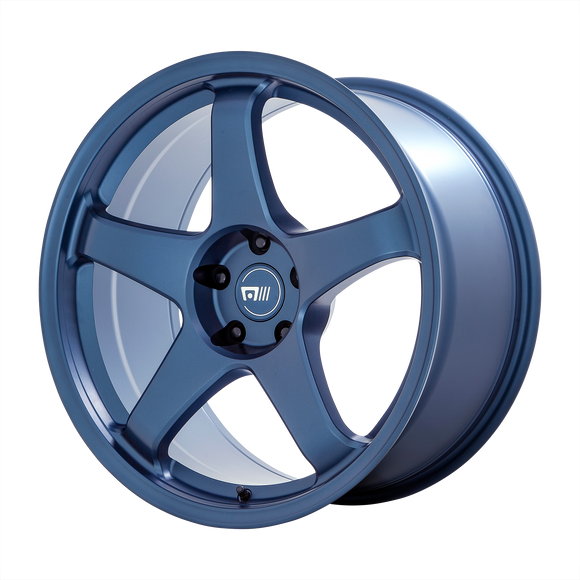 18X9.5 Motegi MR151 CS5 Satin Metallic Blue 5X100 ET40 wheel/rim