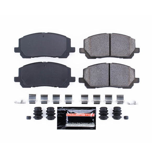 PowerStop Z23 Evolution Sport Carbon-Fiber Brake Pads With Hardware
