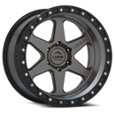 17x9 Lock Off-Road Olympus Matte Gray Black Ring 6x139.7 6x5.5 ET-35 Wheel-3