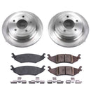 PowerStop OE Stock Replacement Low-Dust Ceramic Brake Pad and Rotor Kit