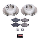 PowerStop Semi-Coated Rotor and Low-Dust Ceramic Brake Pad Kit