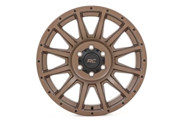 18x9 Rough Country 90 Series Bronze 8x165.1 8x6.5 ET-12 Wheel Rim