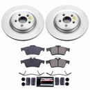 PowerStop Genuine Geomet Coated Rotor and Carbon-Fiber Ceramic Brake Pad Kit