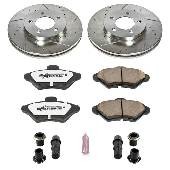 PowerStop Z26 Street Performance Ceramic Brake Pad and Drilled & Slotted Rotor K