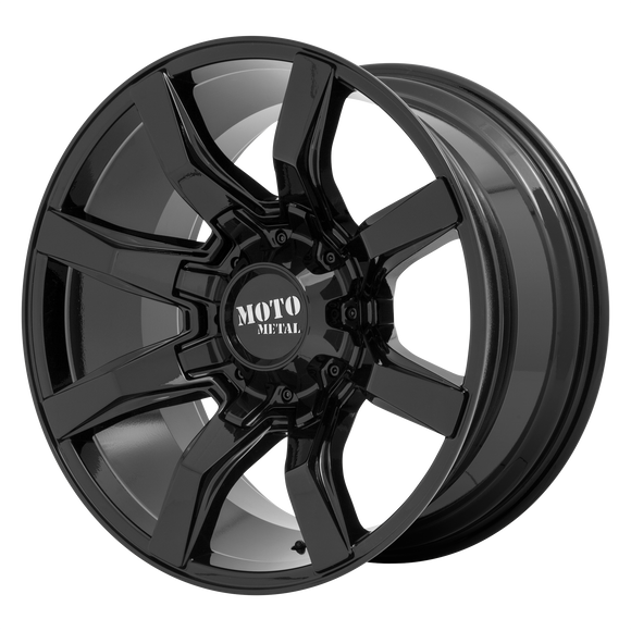 22X12 Moto Metal MO804 SPIDER Gloss Black 6X135/6X139.7 ET-44 wheel/rim