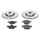 PowerStop Z23 Daily Driver Carbon-Fiber Ceramic Brake Pad and Drilled & Slotted