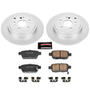 PowerStop Genuine Geomet Coated Rotor and Low-Dust Ceramic Brake Pad Kit
