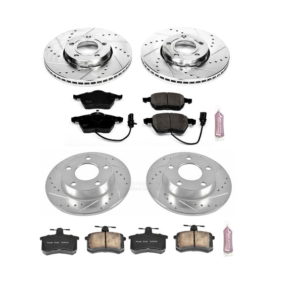 PowerStop Z23 Daily Driver Carbon-Fiber Ceramic Brake Pad and Drilled & Slotted