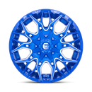 20x10 Fuel Off-Road D770 Twitch Anodized Blue Milled 8x180 ET-18 CB124.2 Wheel