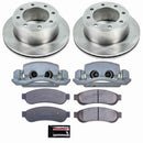 PowerStop OE Stock Replacement Low-Dust Ceramic Brake Pad, Rotor and Caliper Kit