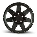 17x9 Mamba M14 Matte Black 5x127 5x5 ET-12 Wheel Rim