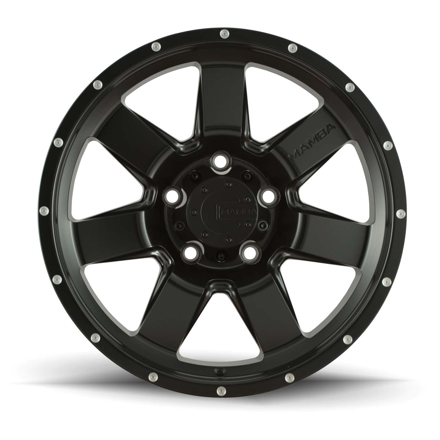 17x9 Mamba M14 Matte Black 5x127 5x5 ET-12 Wheel Rim