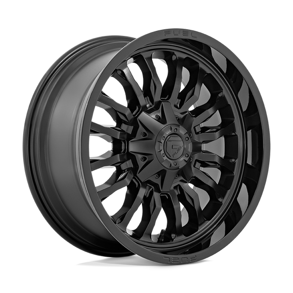 20x9 Fuel Off-Road D796 Arc Matte Black with Gloss Black Lip 8x170 ET1 Wheel