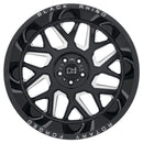 20x9.5 Black Rhino Reaper Gloss Black Milled Spokes 5x139.7 ET0.00 Wheel-5