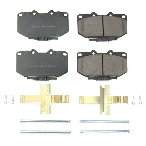 PowerStop Z17 Evolution Ceramic Brake Pads With Hardware