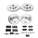 PowerStop Z23 Daily Driver Carbon-Fiber Ceramic Brake Pad and Drilled & Slotted