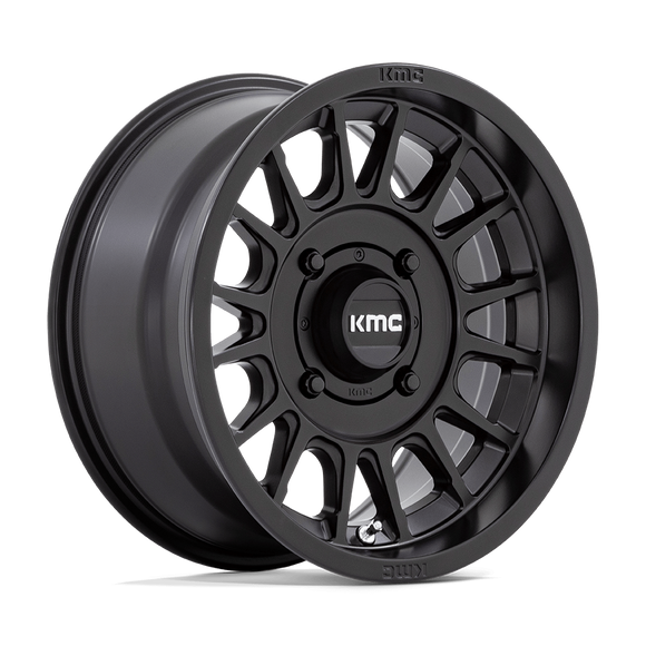 15X7 KMC Powersports KS138 Impact UTV Satin Black 4X137 ET10 Wheel Rim