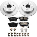 PowerStop Genuine Geomet Coated Rotor and Low-Dust Ceramic Brake Pad Kit