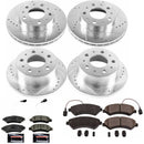 PowerStop Z23 Daily Driver Carbon-Fiber Ceramic Brake Pad and Drilled & Slotted