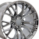 17" Replica Wheel CV22 Fits Chevrolet Corvette - C7 Z06 Rim 17x9.5 Chrome Wheel