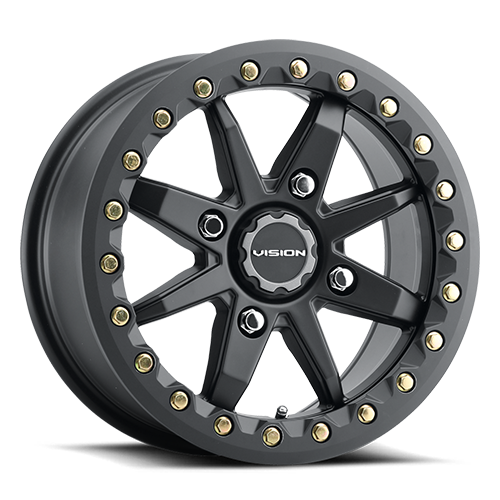 14x7 Vision 544 Bolt ATV Satin Black 4x156 ET38 Wheel Rim