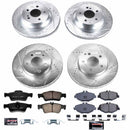 PowerStop Z23 Daily Driver Carbon-Fiber Ceramic Brake Pad and Drilled & Slotted