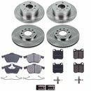 PowerStop OE Stock Replacement Low-Dust Ceramic Brake Pad and Rotor Kit