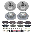 PowerStop Genuine Geomet Coated Rotor and Carbon-Fiber Ceramic Brake Pad Kit