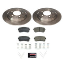 PowerStop OE Stock Replacement Low-Dust Ceramic Brake Pad and Rotor Kit
